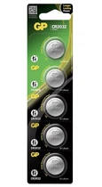 Батарейка дисковая GP CR 2032 3V Lithium 5 шт.