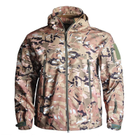 Тактичний військовий зимовий костюм HAN WILD Soft Shell Multicam Куртка флісова та флісові штани софтшелл М Мультикам HWM0026800099 - зображення 4