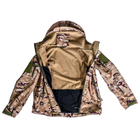Тактический военный зимний коcтюм HAN WILD Soft Shell Multicam Куртка флисовая и флисовые штаны софтшелл М Мультикам HWM0026800099 - изображение 5