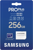 Karta pamięci Samsung PRO Plus microSDXC 256GB Class 10 UHS-I U3 V30 + adapter SD (MB-MD256KA/EU) - obraz 8