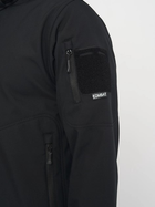 Тактична куртка Kodor Soft Shell КCS 7222 Чорний L - зображення 3