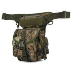 Тактическая сумка на бедро, на ногу, мужская, армейская Темный пиксель D3-0005-B2 - изображение 7