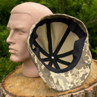 Військова кепка все кепка восьмиклинка хуліганка камуфляж піксель літня 58 - зображення 4