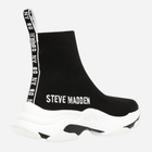 Sneakersy damskie na platformie wysokie wsuwane Steve Madden Master Sneaker SM11001442-001 38 23.8 cm Czarne (8720236176141) - obraz 1