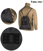 Сумка-рюкзак спортивная Sturm Mil-Tec Sports Bag Hextac [019] Black (14048002) (2000980444410) - изображение 2