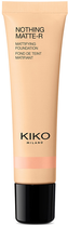 Тональна основа для обличчя Kiko Milano Nothing Matte-R 1 Rose матуюча 27 мл (8025272914253)