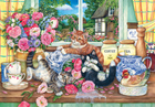 Пазлы "Котята на кухне", 500 Элементов