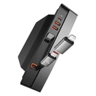Концентратор USB Хаб Baseus T-Space Series HUB USB-C для Tesla 3/Y с Встроенным Кабелем 45 Вт|2хUSB/2хType-C| 45 Вт