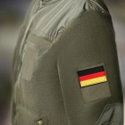 Шеврон 2 шт, нашивка на липучці Прапор Німеччини, вишитий патч 5х8 см - зображення 5