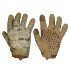 Тактичні захисні рукавички універсальні польові рукавиці для силових структур CAMOTEC 7221(XL) Мультикам (SK-N7221(XL)S) - зображення 1