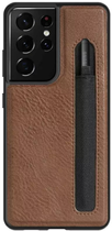 Панель Nillkin Aoge Leather для Samsung Galaxy S21 Ultra Brown (NN-ALC-S21U/BN) - зображення 1
