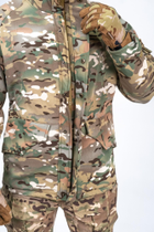 Тактичний військовий костюм HAN WILD G3 Multicam Куртка флісова Soft Shell Убакс та Штани із захистом колін L Multicam HWM0026800-1 - зображення 3