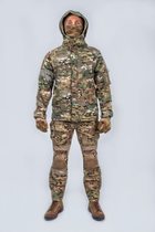 Тактический военный коcтюм HAN WILD G3 Multicam Куртка флисова Soft Shell Убакс и Штаны с Защитой колен 2XL Multicam HWM0026800-3 - изображение 8