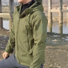 Тактическая куртка Eagle Soft Shell JA-01 с флисом Green Olive S - изображение 6