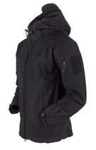 Тактична куртка Eagle Soft Shell JA-01 із флісом Black L - зображення 3