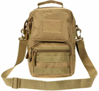 Тактическая сумка через плечо Tactic городская сумка наплечная Койот (9060-coyote) - изображение 3