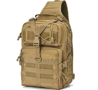 Однолямочный тактический рюкзак Tactic городской военные рюкзак 15 л Койот (ta15-coyote) - изображение 1