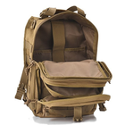 Однолямковий тактичний рюкзак Tactic міський військовий рюкзак 15 л Койот (ta15-coyote) - зображення 10