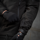 Армійська чоловіча куртка з капюшоном Soft Shell Чорний S (99211) Kali - зображення 4