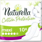 Podpaski higieniczne Naturella Cotton Protection Ultra Maxi ze skrzydełkami 10 szt (8001841657868) - obraz 1