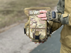 Военная набедренная сумка тактическая Swat армейская сумка на бедро, ногу Tactic штурмовая сумка поясная Мультикам (300-multic) - изображение 8