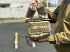 Універсальна тактична сумка на 20 л плечова військова сумка Tactic однолямкова сумка Мультикам (NB20-multicam) - зображення 9