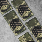 Шеврон на липучке погон звание Главный сержант 5х10 см - изображение 5