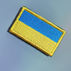 Шеврон на липучке Флаг Украины 3х5 см - изображение 4