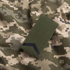 Шеврон нашивка на липучке погон звания ВСУ Старший Солдат 5х10 см - изображение 3