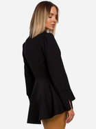 Піджак подовжений жіночий Made Of Emotion M529 2XL Black (5903068490330) - зображення 2