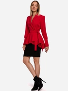 Піджак подовжений жіночий Made Of Emotion M529 XL Red (5903068490378) - зображення 3