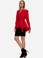 Піджак подовжений жіночий Made Of Emotion M529 2XL Red (5903068490385) - зображення 3