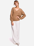 Пуловер жіночий Made Of Emotion M510 S/M Бежевий (5903068466458) - зображення 3