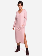 Sukienka tunika damska BeWear B128 90809 XL Pudrowy Róż (5903068448850) - obraz 1