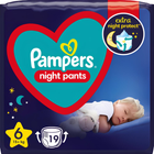 Pieluchomajtki Pampers Night Pants Rozmiar 6 (15+ kg) 19 szt (8006540234761) - obraz 1