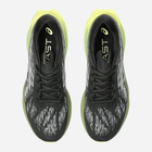 Чоловічі кросівки для бігу ASICS Novablast 3 1011B458-005 45 (11US) 28. 5 см Чорний/Зелений (4550456636118) - зображення 3