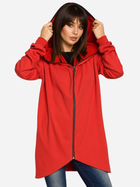 Bluza damska rozpinana streetwear długa BeWear B054 86954 L-XL Czerwona (5903068402722) - obraz 3