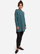 Bluza damska z kapturem oversize BeWear B176 137675 L-XL Turkusowa (5903068485695) - obraz 3