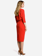 Sukienka ołówkowa damska z rozcięciem Made Of Emotion M360 M Czerwona (5903068405464) - obraz 2