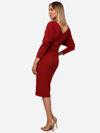 Sukienka ołówkowa damska Made Of Emotion M523 XL Czerwona (5903068489228) - obraz 2