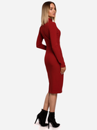 Sukienka z golfem damska Made Of Emotion M542 S Czerwona (5903068491818) - obraz 2