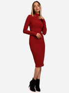Sukienka z golfem damska Made Of Emotion M542 L Czerwona (5903068491795) - obraz 1