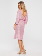 Sukienka damska cekinowa Made Of Emotion M716 XL Różowa (5903887691741) - obraz 3