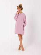 Sukienka koszulowa damska elegancka Made Of Emotion M740 2XL Różowa (5903887698214) - obraz 3