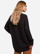 Sweter z golfem damski długi Made Of Emotion M468 L/XL Grafitowy (5903068452024) - obraz 2