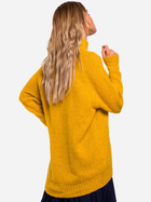 Sweter z golfem damski długi Made Of Emotion M468 S/M Żółty (5903068452079) - obraz 2