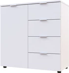 Комод Doros Рон 1 80 х 38 х 81 см 1 фасад 4 шухляды Белый (41516005)