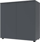 Комод Doros Рон 3 80 х 38 х 81 см 2 фасада Графит (41516002)