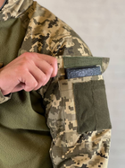 Убакс военный флисовый с рукавами рип-стоп (без подкладки) для ВСУ Пиксель/Олива S - изображение 7