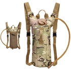 Гидратор военный для армии Camel Bag Water Bag, тактическая сумка-резервуар для воды 2,5 л Бежевый мультикам - изображение 3